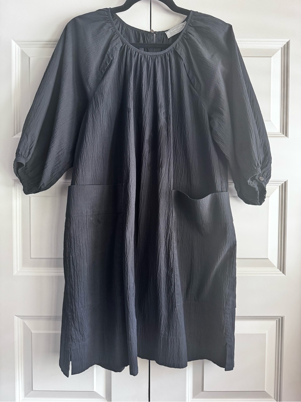 Everlane Black Cotton Dress